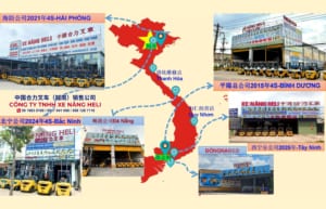 Bản đồ chi nhánh Xe Nâng CHL